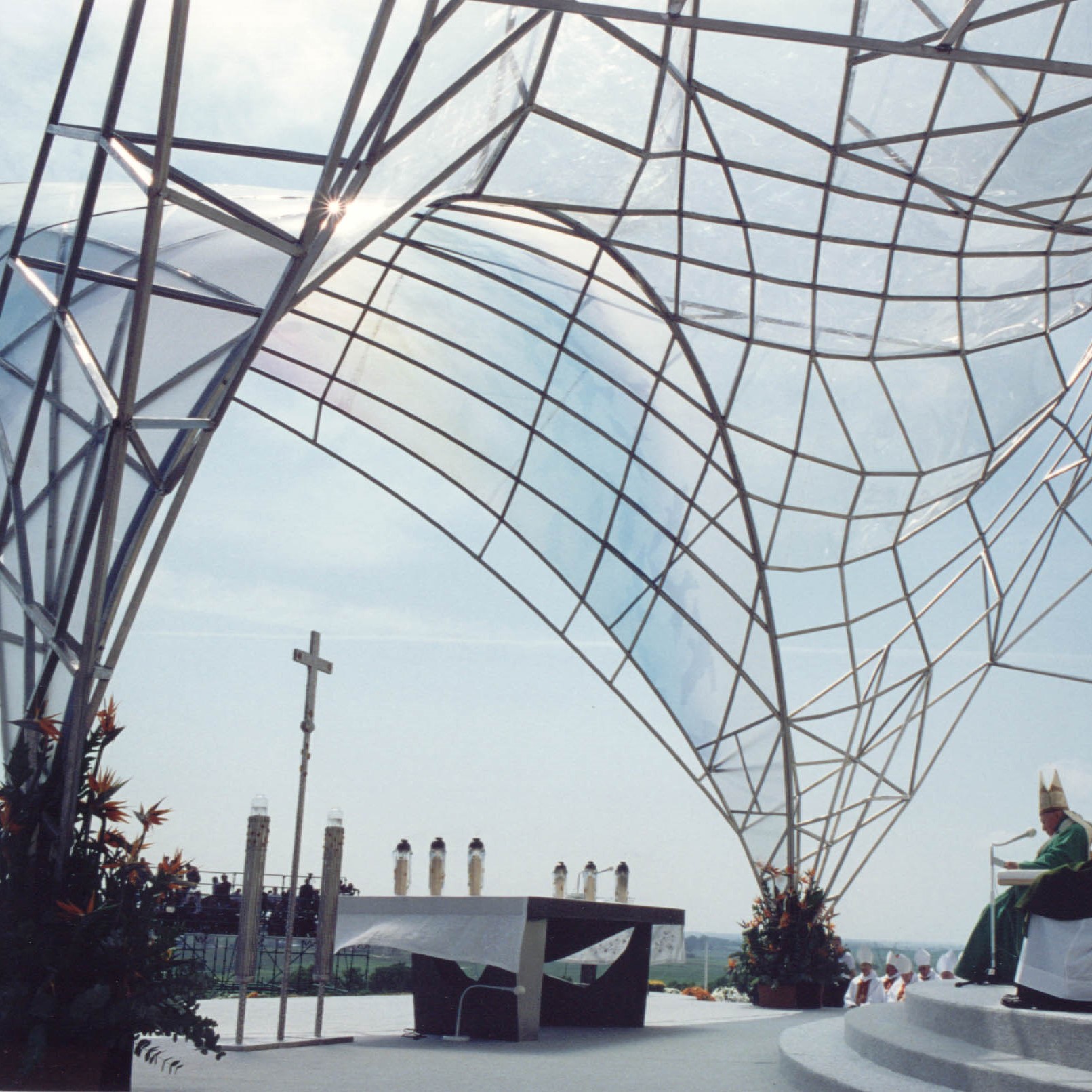 Structure of the papal altar in Pelplin