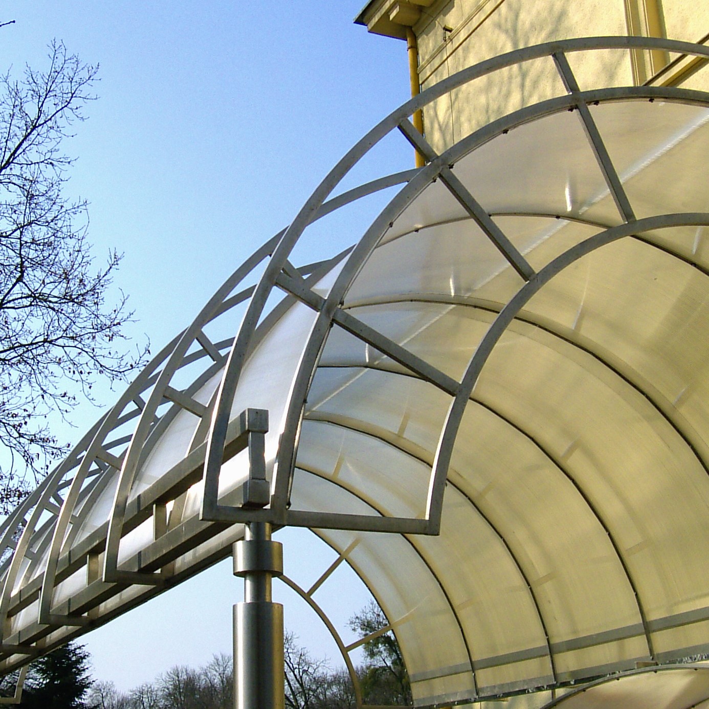 Detail of the canopy structure by the Bishop's Palace